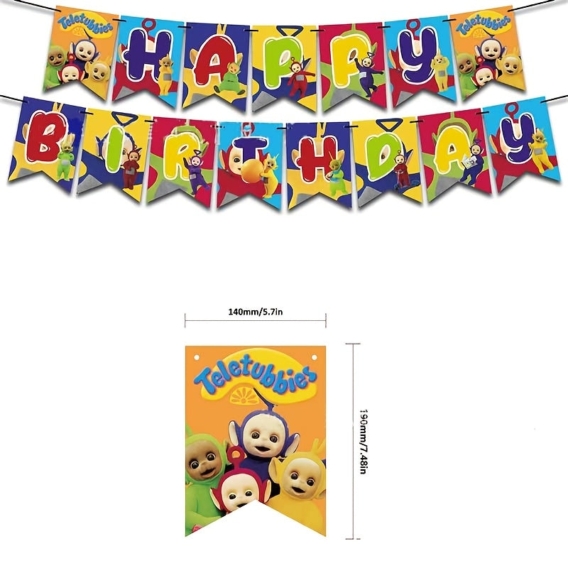 Set fête d’anniversaire Teletubbies – Décoration complète pour une fête joyeuse