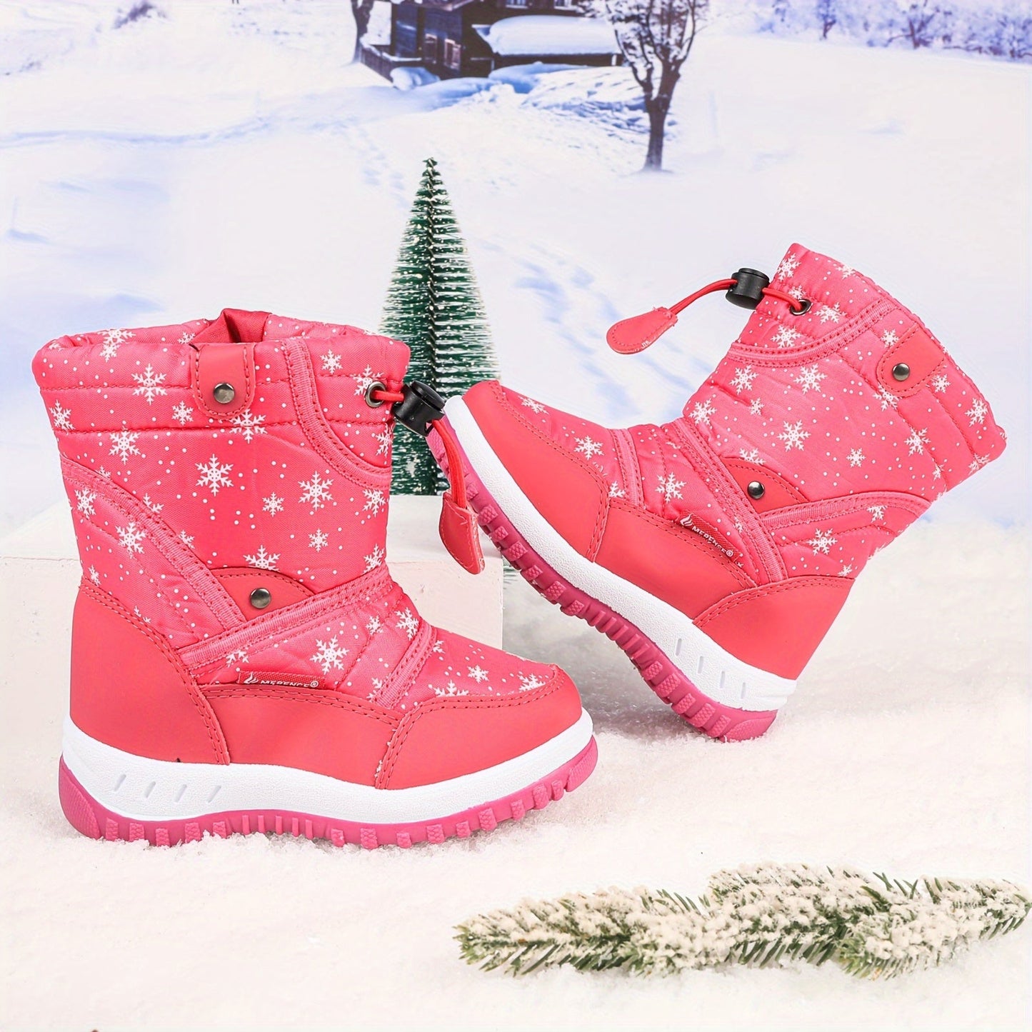 Bottes d'Hiver Joyeuses pour Enfants – Chaleur et Amusement dans la Neige