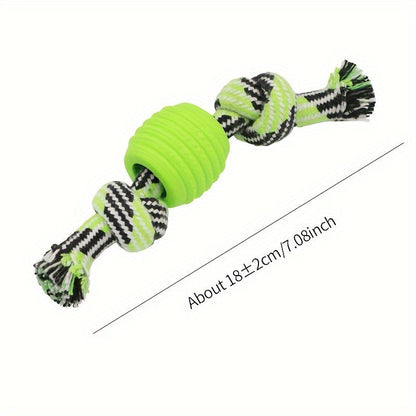 Jouet à mâcher interactif pour chien – Avec boutons colorés et balle en caoutchouc