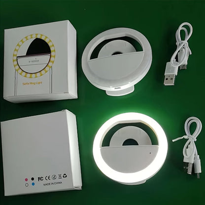 Anneau Lumineux LED Selfie – Idéal pour le Maquillage et la Photographie