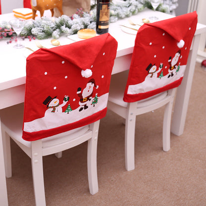 Housse de Chaise Festive – Pour une Table Joyeuse