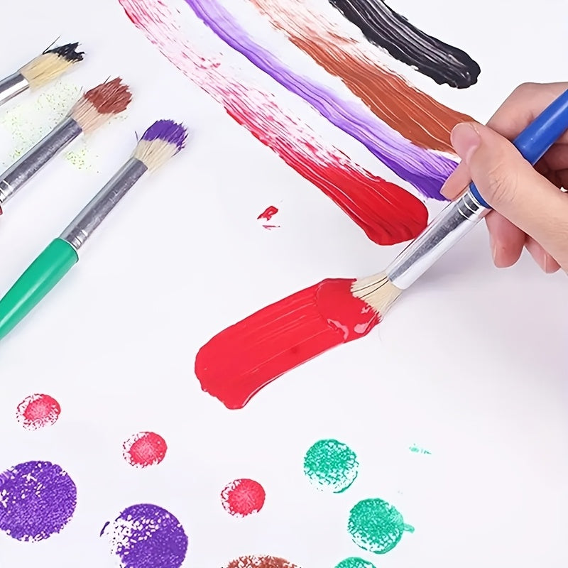 Set de Pinceaux d’Artistes – Adapté à Diverses Techniques de Peinture