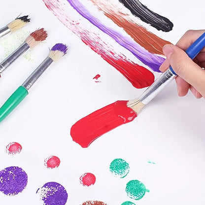 Set de Pinceaux d’Artistes – Adapté à Diverses Techniques de Peinture