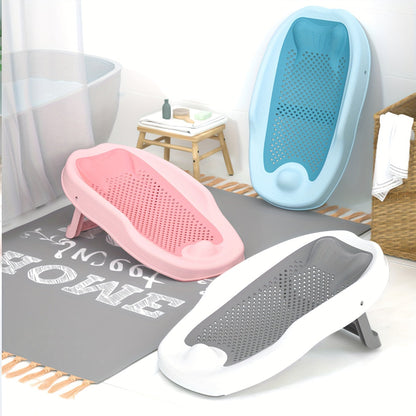 Siège de bain pliable pour enfants - Support de bain antidérapant en forme de poisson pour un bain en toute sécurité