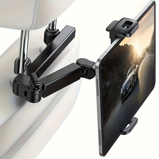 Support Tablette pour Appuie-tête de Voiture – Fixation Réglable pour Tablettes et Smartphones