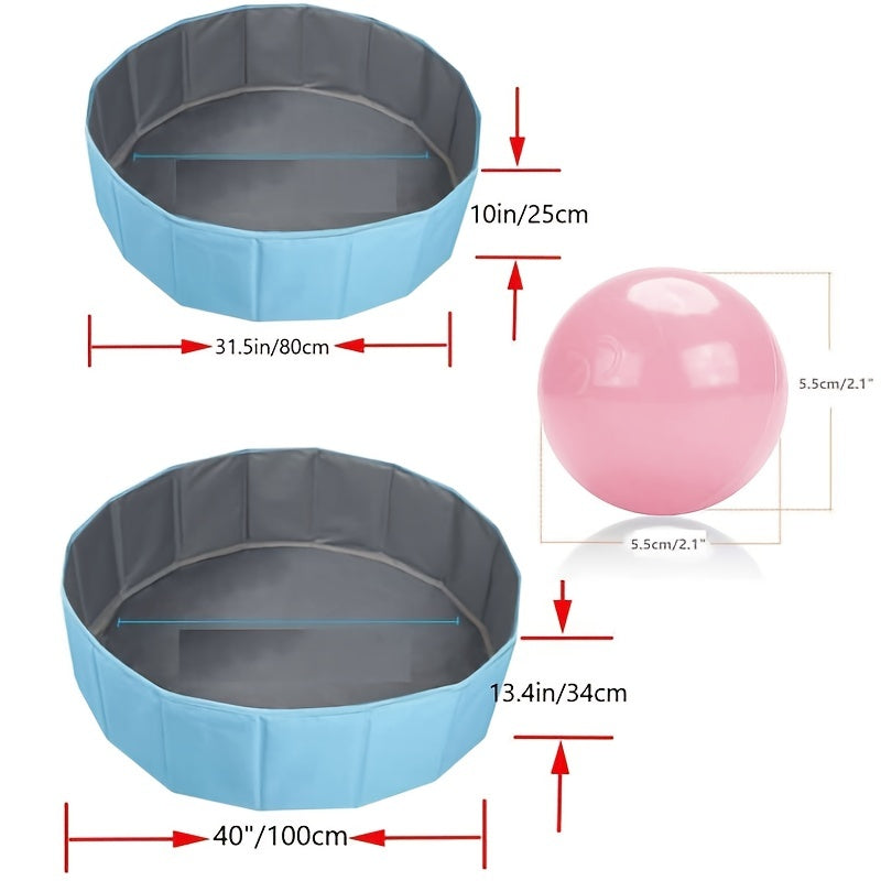 Bac à balles Océan FunZone - Plaisir coloré, pliable et sécurisé pour les tout-petits