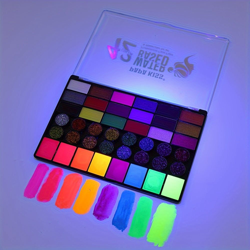 Set de 42 Couleurs de Peinture Visage et Corps à Base d’Eau – Parfait pour l’Art Créatif et la Peinture