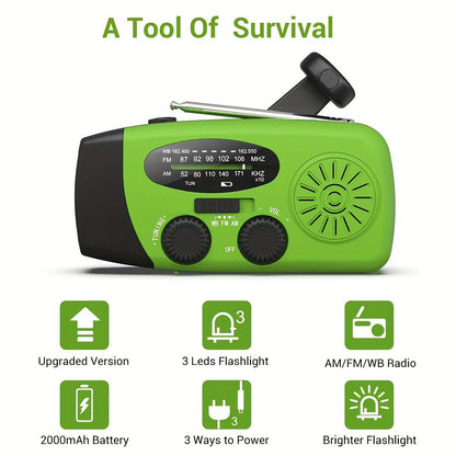 Survivor Compact Radio de secours – Pratique et puissant en cas d’urgence