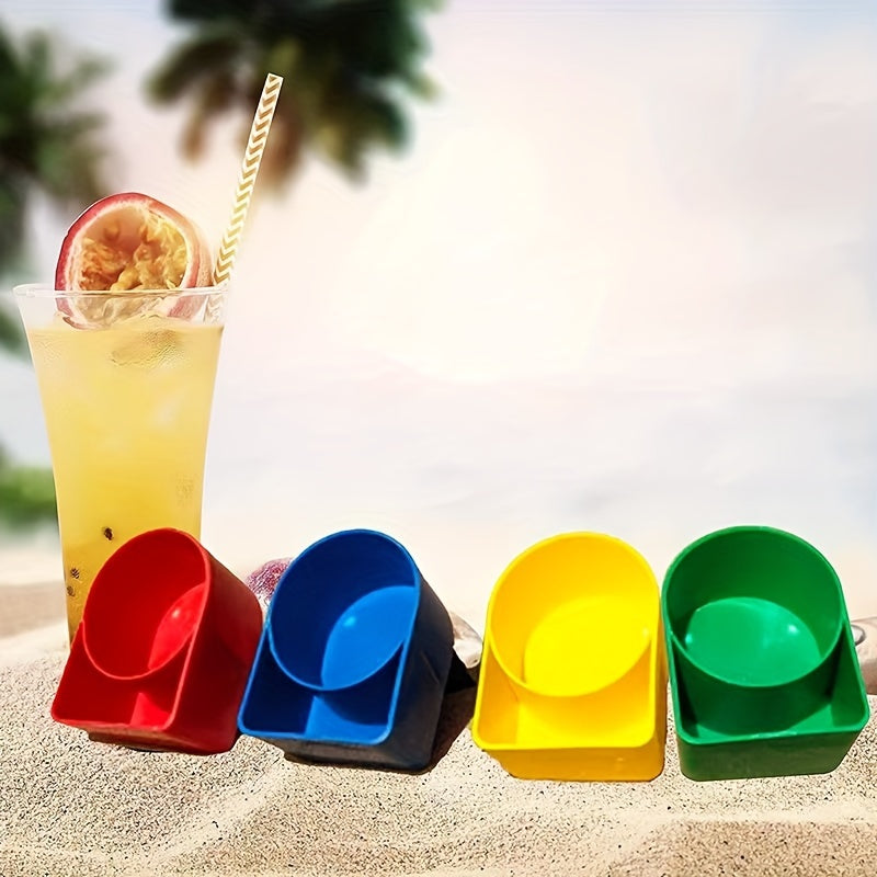 Set de porte-gobelet de plage – Parfait pour boissons et snacks lors de vos aventures à la plage et en pique-nique