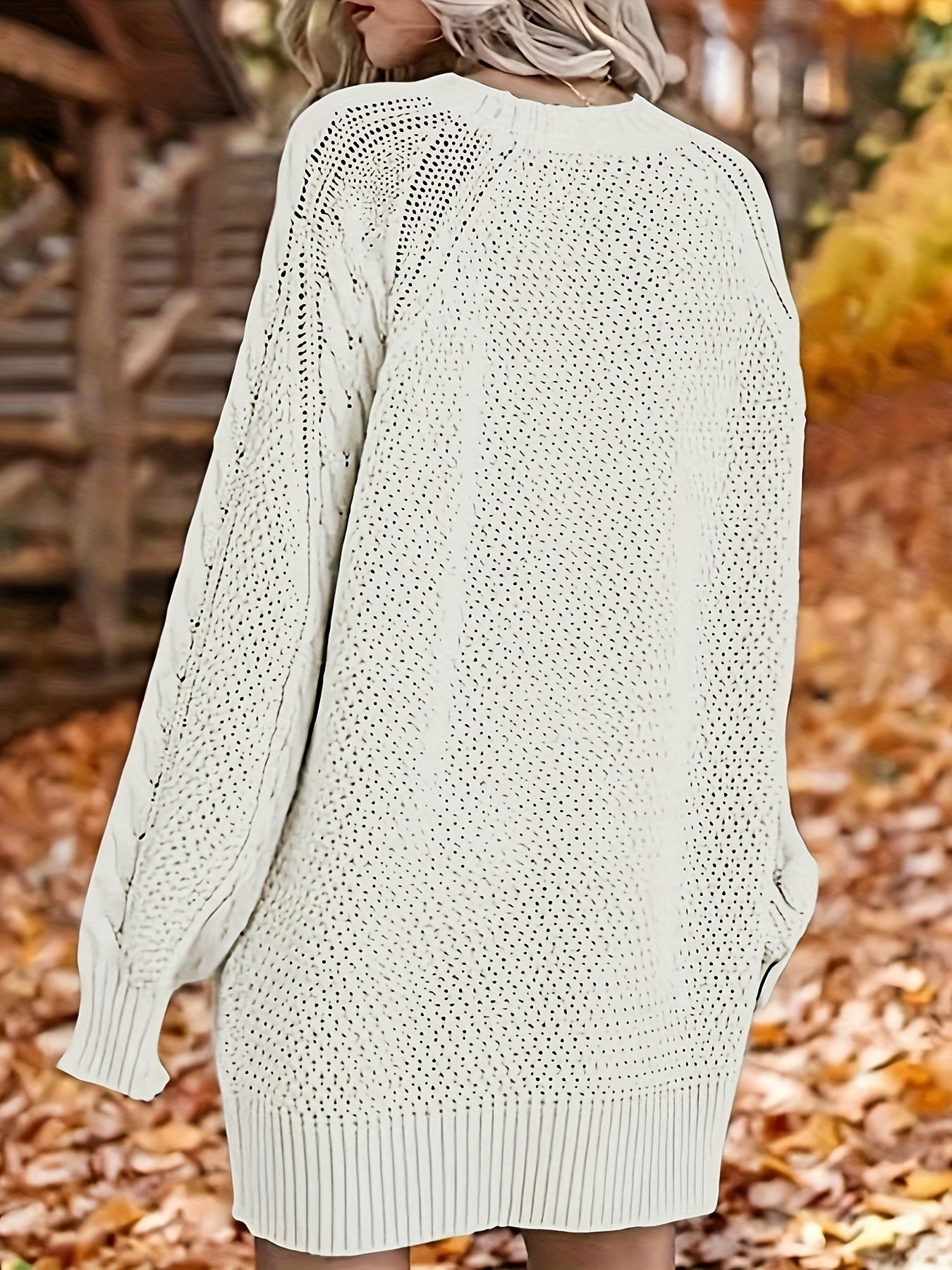 Robe d’Automne Tricotée de Luxe – Chaude, Stylée et Confortable