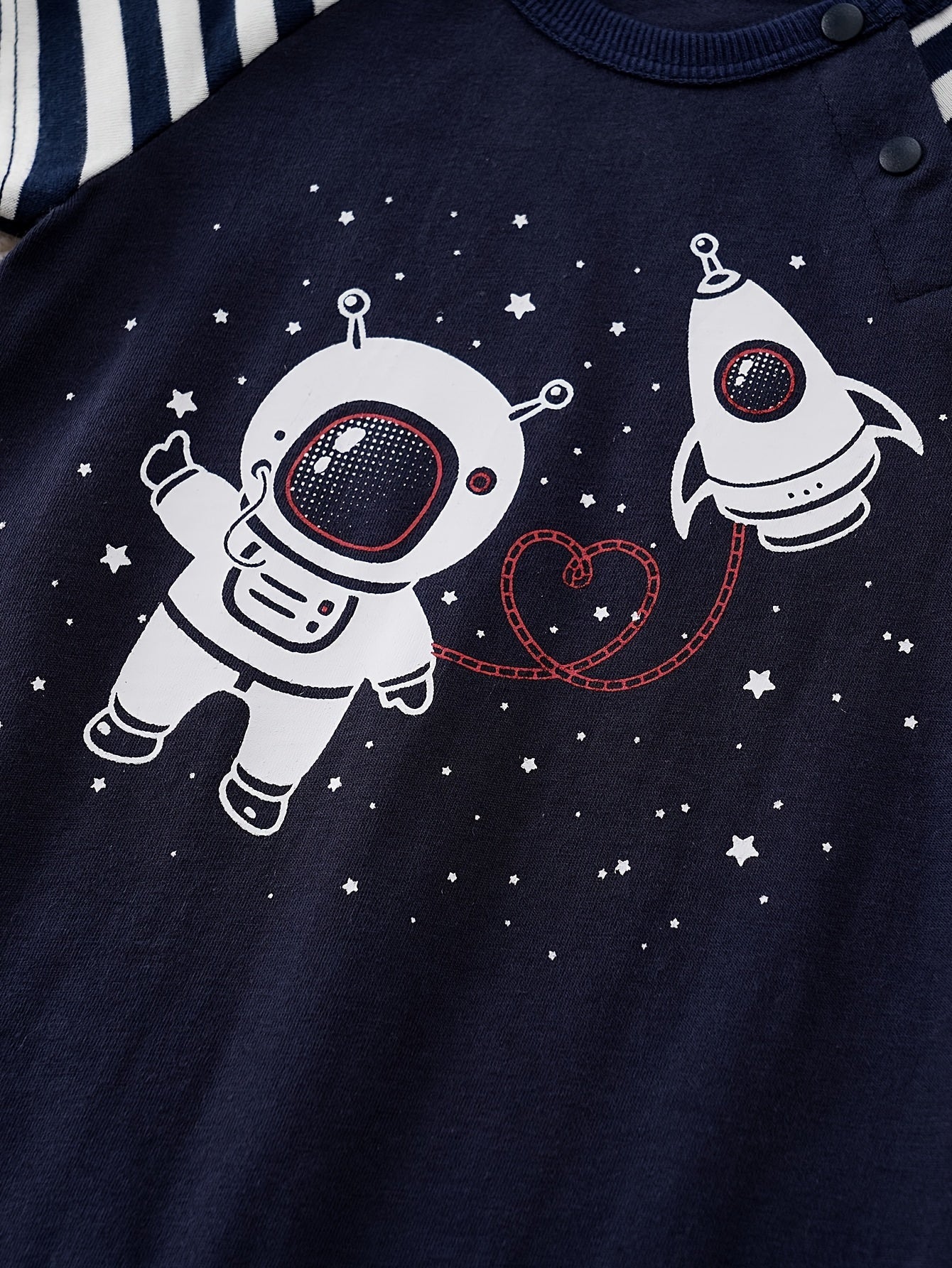 Aventures Spatiales – Body Bébé avec Imprimé Astronautes