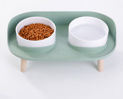Gamelle double surélevée pour animaux – Repas confortable et sain pour chats et chiens