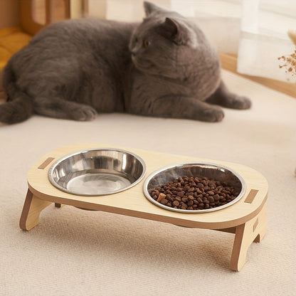 Set de gamelles surélevées pour chat – Repas durable et confortable pour votre chat