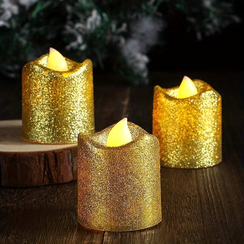 Bougies LED Scintillantes – Pour une Ambiance Chaleureuse