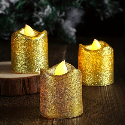 Bougies LED Scintillantes – Pour une Ambiance Chaleureuse