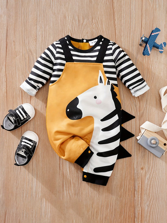 Body Bébé Adorable Zèbre – Parfait pour les Aventures en Plein Air au Printemps et en Automne