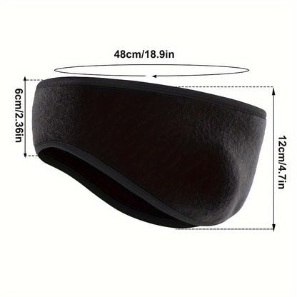 Bandeau chauffe-oreilles en polaire - Parfait pour les activités extérieures en hiver
