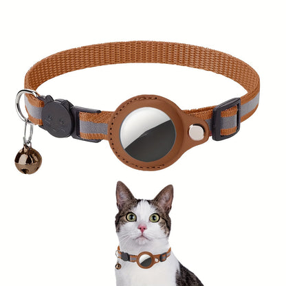Collier pour chat réfléchissant – Boucle de sécurité et clochette pour une visibilité accrue