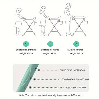 Table à Langer Réglable et Portable pour Bébés – Parfaite pour l’Organisation et le Confort