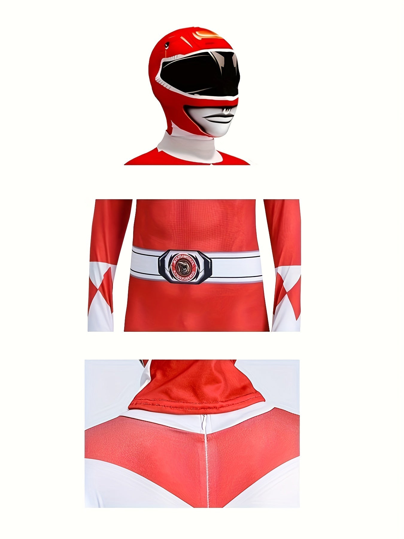 Costume Power Ranger – Cosplay Red Ranger pour Enfants