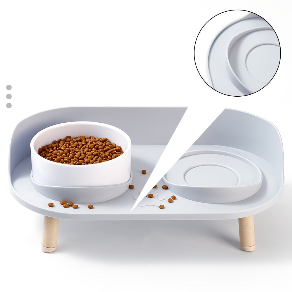 Gamelle double surélevée pour animaux – Repas confortable et sain pour chats et chiens