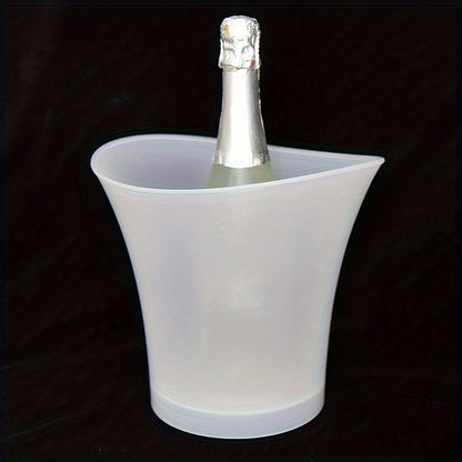 Seau à glaçons lumineux LED 5L – Parfait pour le champagne et la bière