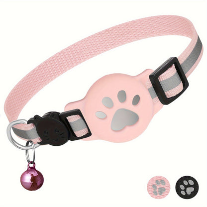 Collier pour chat avec boucle de sécurité et clochette – Réglable pour chats de différentes tailles