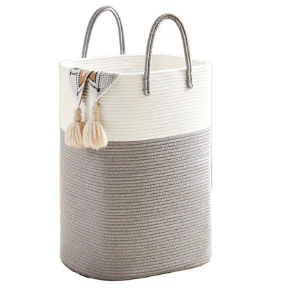 Panier à linge tissé extra grand - Grand espace, durable et pratique
