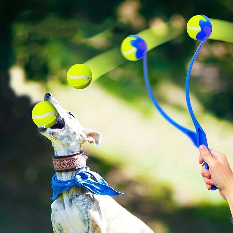 Lanceur de balle interactif pour chien – Parfait pour le jeu de rapport et l’entraînement