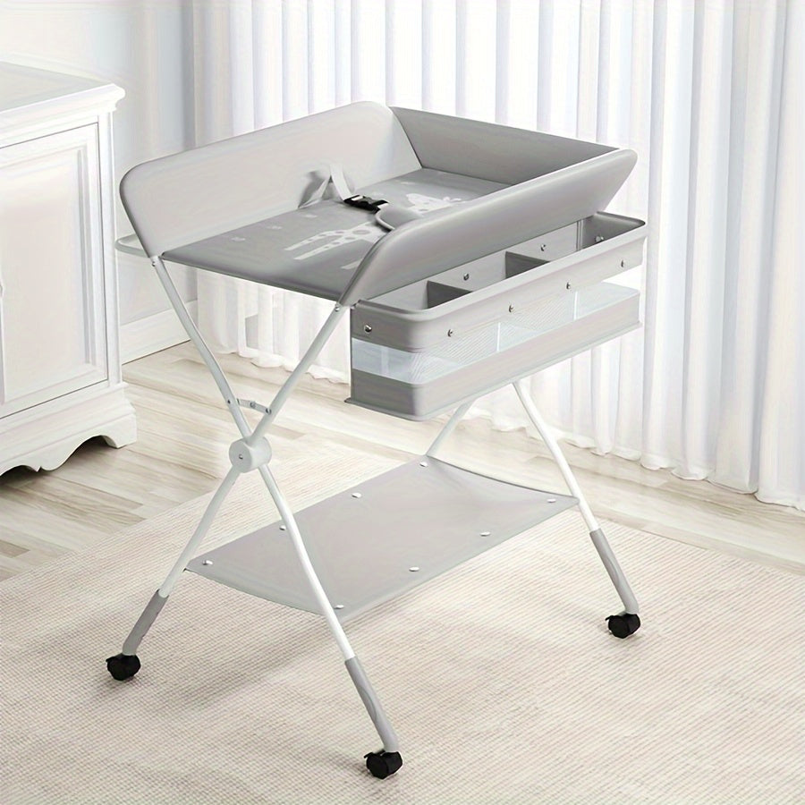 Table à Langer Réglable et Portable pour Bébés – Parfaite pour l’Organisation et le Confort