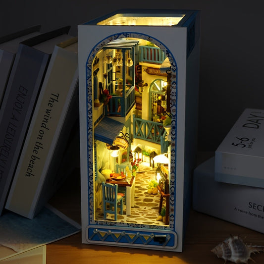 Puzzle 3D en bois fait main – Maison miniature sur le thème de la mer