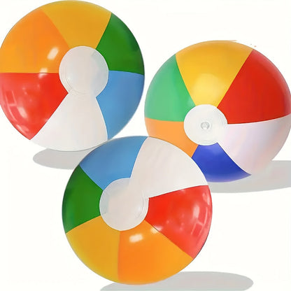 Balle de plage gonflable – Colorée et amusante pour fêtes d’été et plaisirs aquatiques