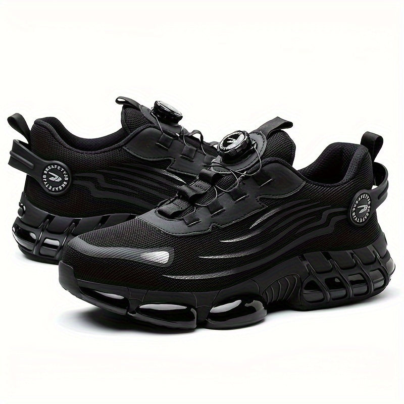 Chaussures de Sécurité pour Hommes - Respirantes et Antidérapantes avec Boucle Rotative