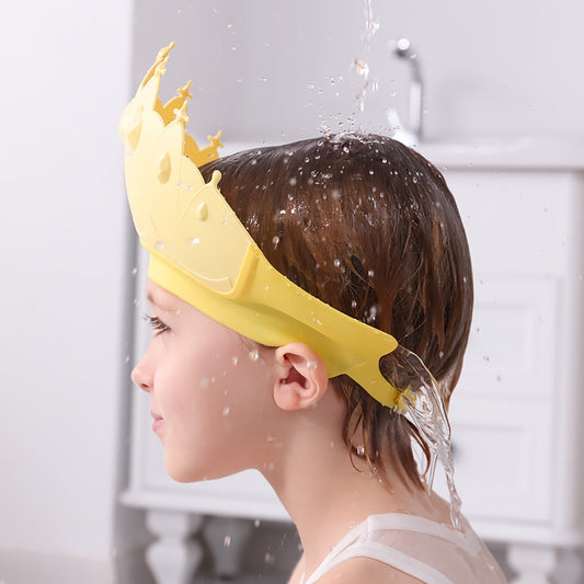 Bonnet de douche pour enfants avec protection des oreilles - Bonnet étanche et ajustable pour un bain en toute sécurité