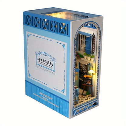 Puzzle 3D en bois fait main – Maison miniature sur le thème de la mer
