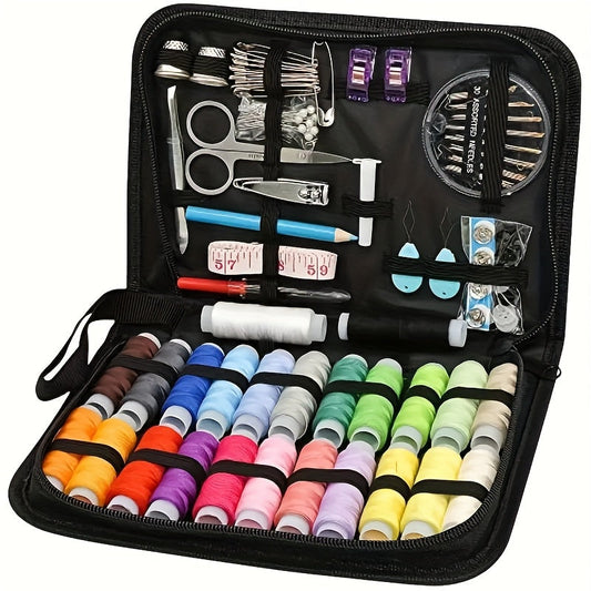 Trousse à Couture Portable – Ensemble Complet de Couture pour la Maison et les Voyages