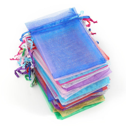 Set Élégant de Sachets en Organza – Idéal pour Cadeaux et Décorations de Fête