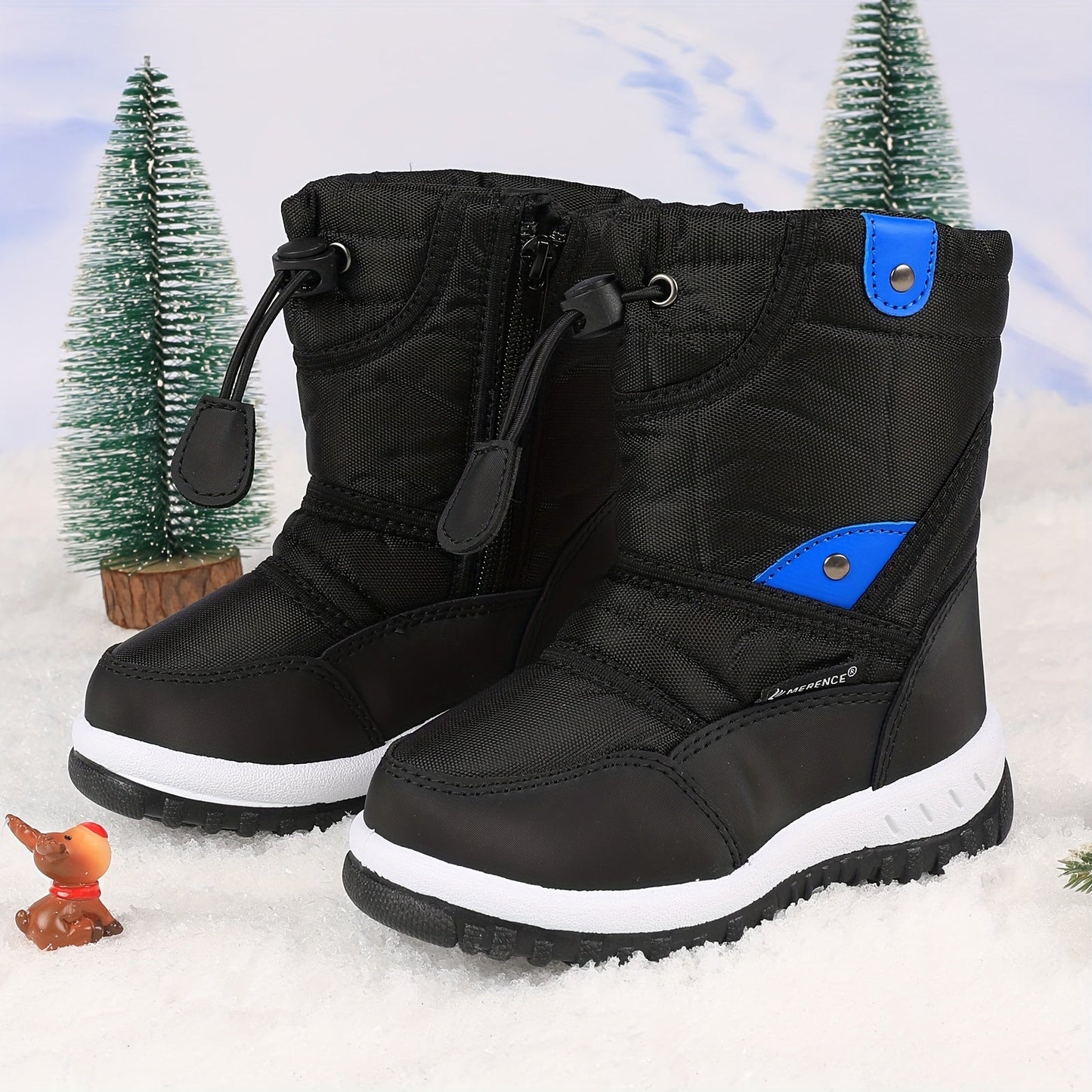 Bottes d'Hiver Joyeuses pour Enfants – Chaleur et Amusement dans la Neige