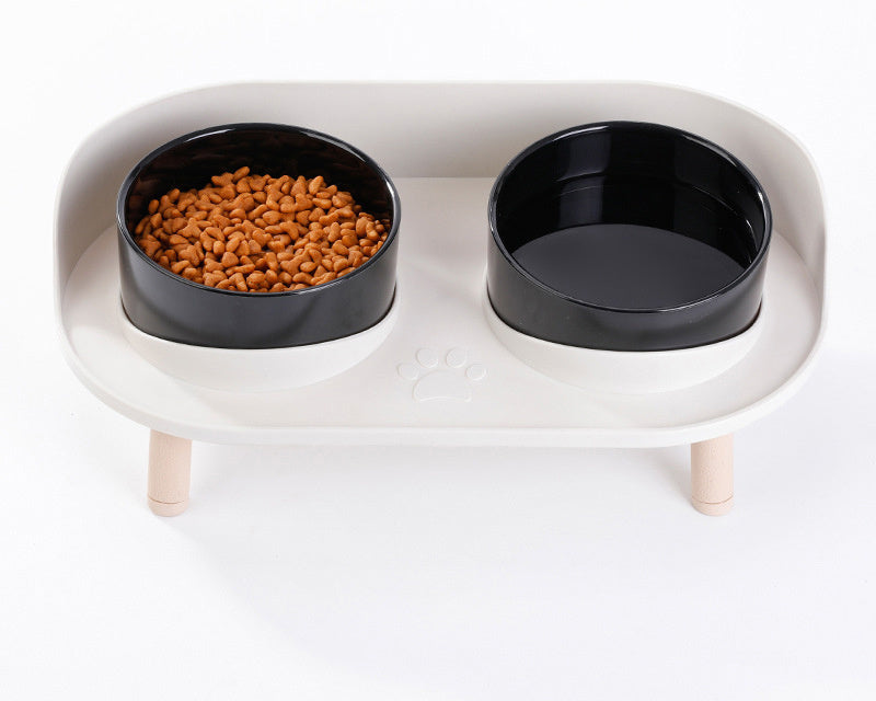 Gamelle double surélevée pour animaux – Repas confortable et sain pour chats et chiens