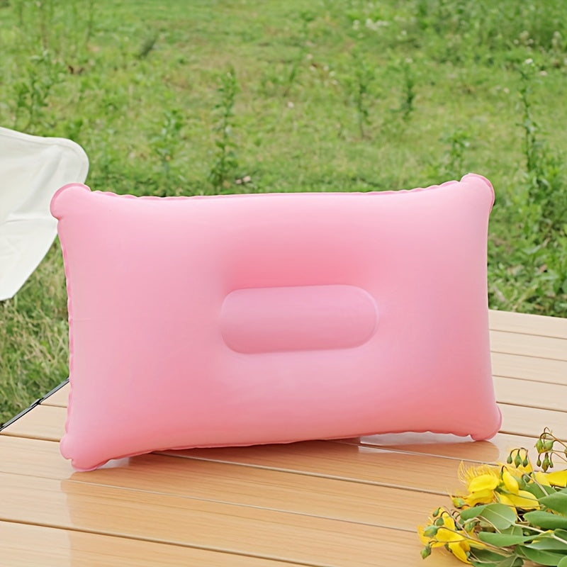Coussins gonflables pour camping et voyage - Lot de 2 coussins doux et portables