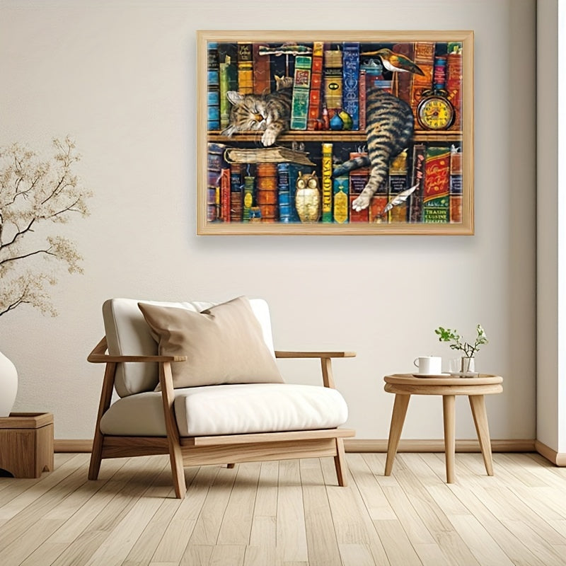 Puzzle Chat sur Étagère – Pour les Amoureux des Puzzles et des Chats