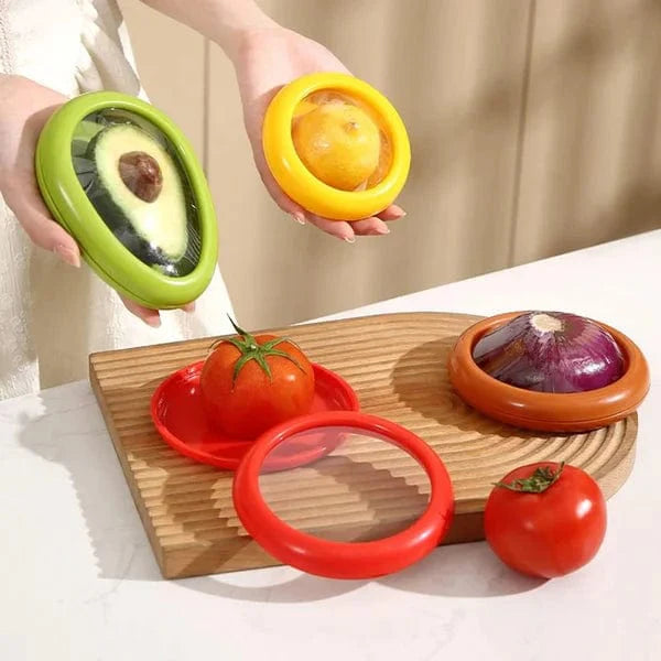 ConservaFlex - Ensemble de Conservation des Aliments en Silicone