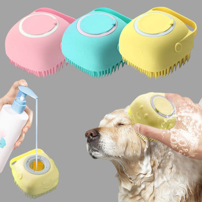 Brosse de Bain Apaisante pour Chiens – Pour une Expérience de Toilettage Relaxante