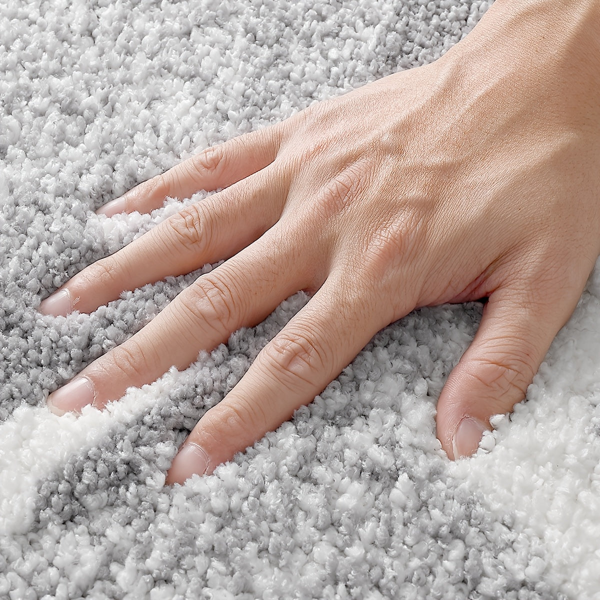 Tapis de Bain Fluffy Flocking – Absorbant et Doux pour Salle de Bain ou Cuisine