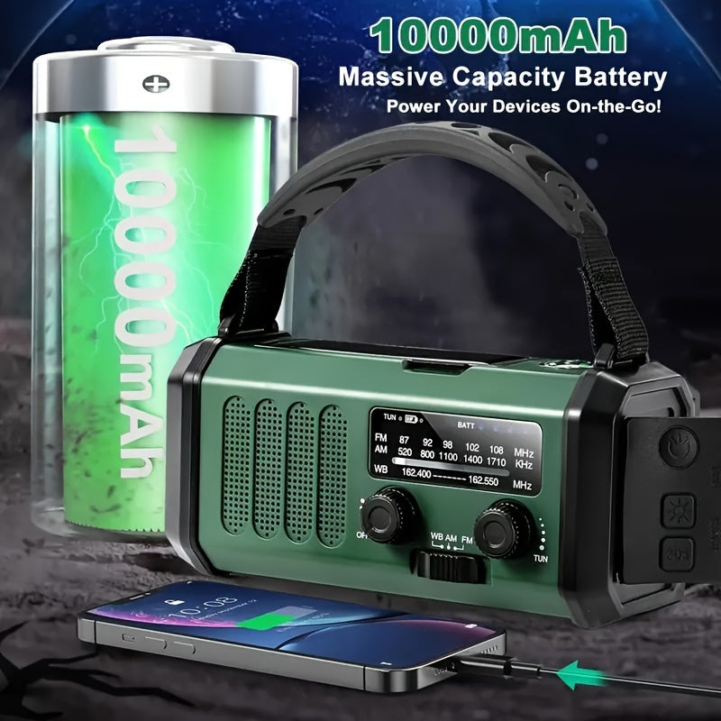 EcoPower Radiator – Radio de secours multifonction avec lampe de poche et chargeur