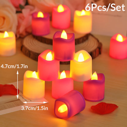 Bougies LED Scintillantes – Pour une Ambiance Chaleureuse