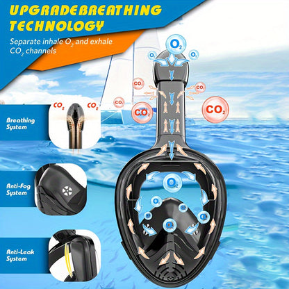 Mintégral – Vision panoramique à 180° et support caméra pour une expérience sous-marine parfaiteasque de snorkeling