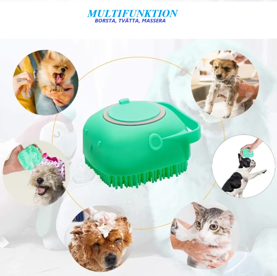 Brosse de Bain Apaisante pour Chiens – Pour une Expérience de Toilettage Relaxante