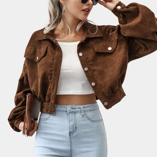 Elina - Veste en Velours Côtelé pour Femmes