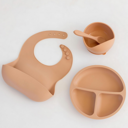 FlexiFeed - Ensemble d'alimentation pour bébé en silicone donner un nouveau nom